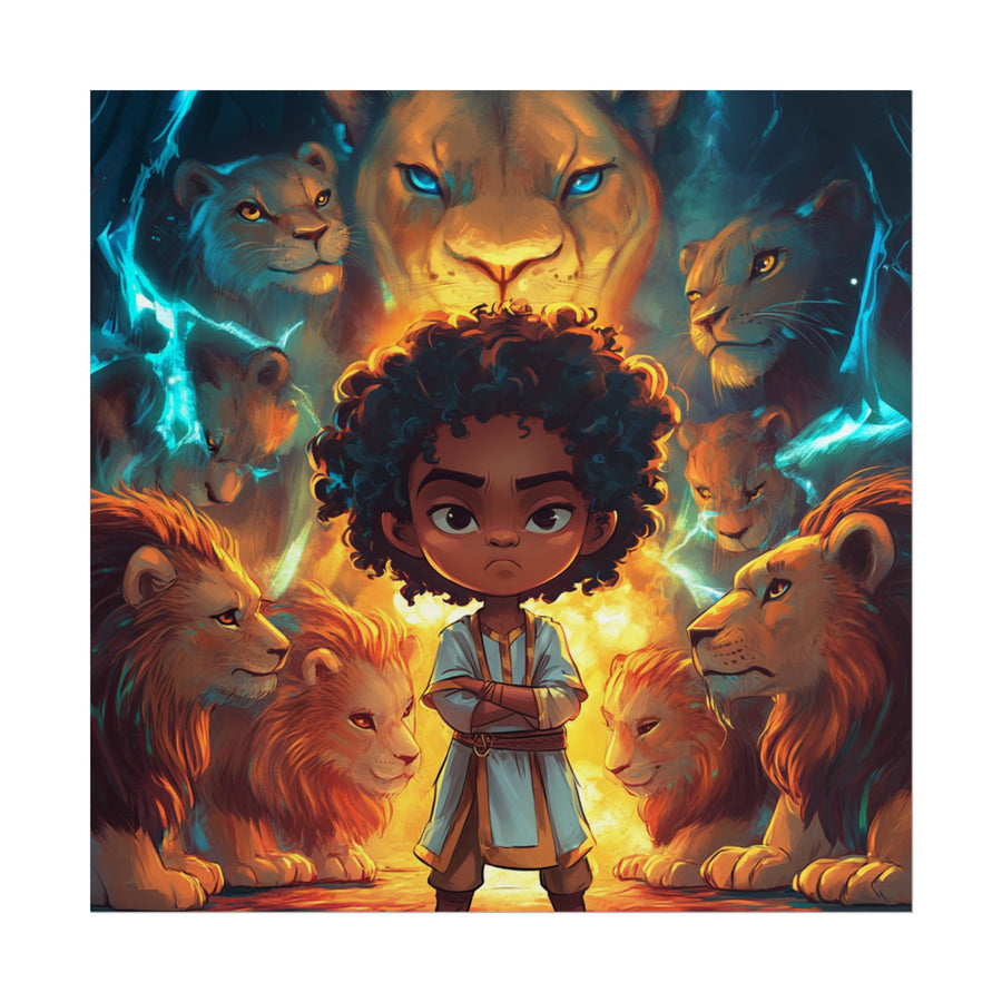 Lion's Den Courage Poster